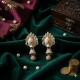 Novelika Latest Stylish Golden Tone Traditional Chandelier Earring set for Women Girls - ER11026