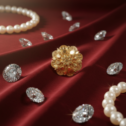 Novelika Latest Stylish Golden Tone Traditional Pandora Earring set for Women Girls - ER1024