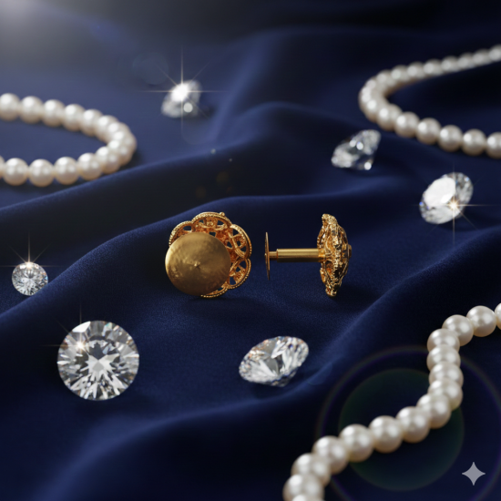 Novelika Latest Stylish Golden Tone Traditional Pandora Earring set for Women Girls - ER1027