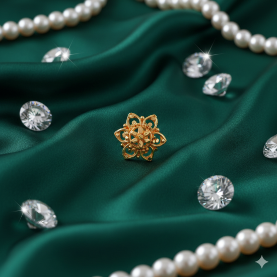 Novelika Latest Stylish Golden Tone Traditional Pandora Earring set for Women Girls - ER1021