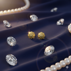 Latest Stylish Golden Tone Traditional Pandora Earring set for Women Girls - 12 Pairs