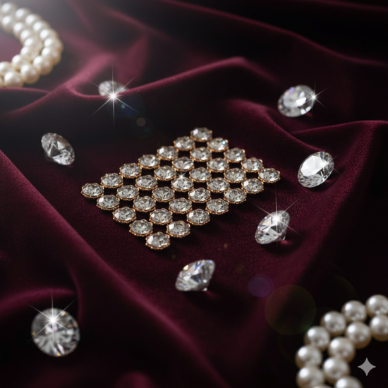 Novelika Gold Tone Set  Brass Stud Earrings For Women & Girls - NS13014