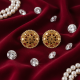 Novelika Latest Stylish Golden Tone Traditional Pandora Earring set for Women Girls - ER1023 Novelika Latest Stylish Golden Tone Traditional Pandora Earring set for Women Girls - ER1023