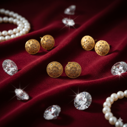 Latest Stylish Golden Tone Traditional Pandora Earring set for Women Girls - 11 Pairs