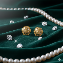 Latest Stylish Golden Tone Traditional Pandora Earring set for Women Girls - 12 Pairs