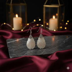 Novelika Latest Stylish Traditional Dangle Earring Sea shell Earring set for Women Girls - SER15013