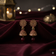 Novelika Latest Stylish Maroon Color Traditional Jhumka Earring set for Women Girls - ER10011