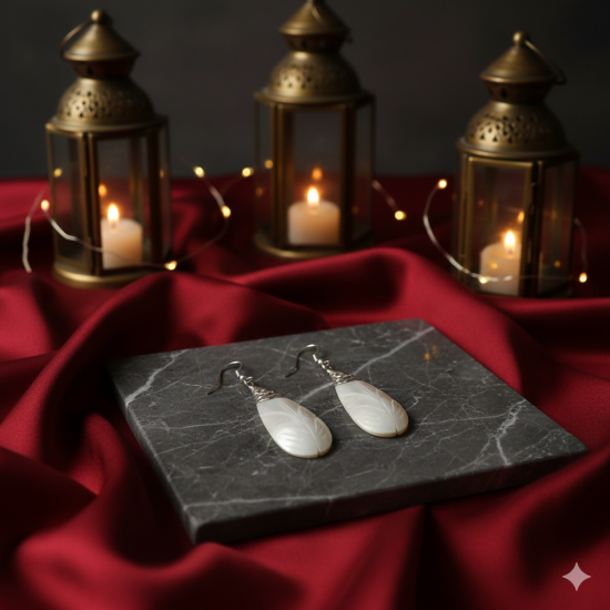 Novelika Latest Stylish Traditional Dangle Earring Sea shell Earring set for Women Girls - SER15019