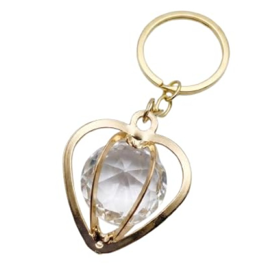 Novelika Heart Cage Keychain – Decorative Metal Heart Key Ring | Vintage Style Keychain Gift | Set of 1 Novelika Heart Cage Keychain – Decorative Metal Heart Key Ring | Vintage Style Keychain Gift | Set of 1