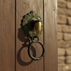 Novelika Beautiful Horse Design Door Knocker Home Improvement Door Hardware Door Knocker Home Decor ( 420072)