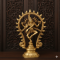 NOVELIKA-Large Brass Natraj Idol  Shiva Dancing Showpiece (Pack of 1)