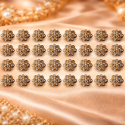 Novelika Nose Pins Studs Diamond Nose Pins For Women And Girl Set Of 50 - NS13011