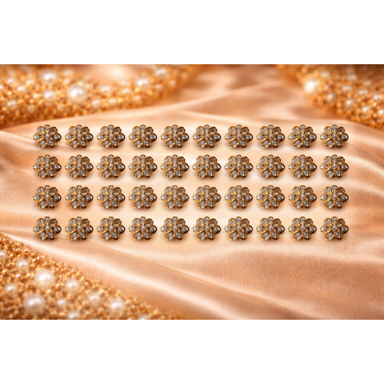 Novelika Nose Pins Studs Diamond Nose Pins For Women And Girl Set Of 50 - NS13011