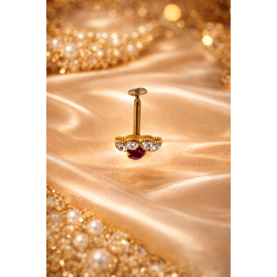 Novelika Nose Pins Studs Diamond Nose Pins For Women And Girl Set Of 25 - NS13016