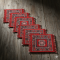 NOVELIKA- Multicolor Velvet Prayer Mat -( Pack of 6)