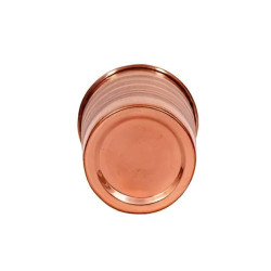 NOVELIKA-Pure Copper Tumbler, Handcrafted Ayurvedic Drinking Glass, 300ml Water Glass- Set Of 1 NOVELIKA-Pure Copper Tumbler, Handcrafted Ayurvedic Drinking Glass, 300ml Water Glass- Set Of 1