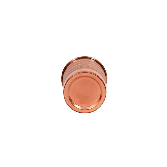 NOVELIKA-Pure Copper Tumbler, Handcrafted Ayurvedic Drinking Glass, 300ml Water Glass- Set Of 1 NOVELIKA-Pure Copper Tumbler, Handcrafted Ayurvedic Drinking Glass, 300ml Water Glass- Set Of 1