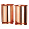 Novelika Set of 2 Hand Crafted Pure Copper Tumbler | Pure Copper Water Mug | 300 Ml for Ayurvedic Health Benifits (Plain) set of 2