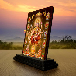 Novelika Nav Durga Murti – Perfect God Idol for Dashboard, Pooja Room Decorations, and Thoughtful Housewarming Gifts! Ideal Car Decor Accessory and Showpiece for Every Occasion set of 1