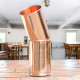 Novelika Set of 2 Hand Crafted Pure Copper Tumbler | Pure Copper Water Mug | 300 Ml for Ayurvedic Health Benifits (Plain) set of 2