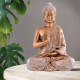 Novelika Buddha Showpiece for Home & Office Decor Gift Itam(11 inch Golden & Silver), Religious set of 1 Novelika Buddha Showpiece for Home & Office Decor Gift Itam(11 inch Golden & Silver), Religious set of 1
