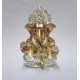 Novelika Ganesha Idol Ganesh for Car Dashboard Statue Ganpati Vinayaka Vinayagar Figurine Diwali Gifts Home Decor Luck, Success for Small Murti Puja Lord Gift Office Desk Room 3.5 Inches set of 1