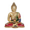 NOVELIKA Brass Buddha Statue Idol Buddha Religious Statue, Height 18 Inch set of 1