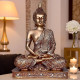Novelika New 25 Centimetre Meditating Sitting Buddha Statue showpiece Idol Home Decor Items for Living Room and Gifts (Golden2) set of 1 Novelika New 25 Centimetre Meditating Sitting Buddha Statue showpiece Idol Home Decor Items for Living Room and Gifts (Golden2) set of 1