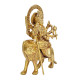 NOVELIKA- Brass Maa Durga Idol Sitting On Lion (Pack of  1 )
