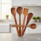 NOVELIKA-  Five Wooden Kitchen Utensils  used for cooking and serving(NA738)