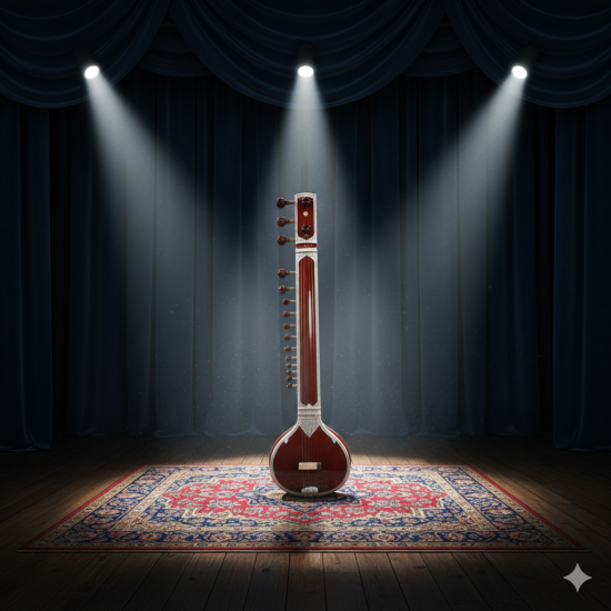 Novelika Musical Instruments Sitar STRING Sitar Sitar BINA no. 3 Professional Sitar