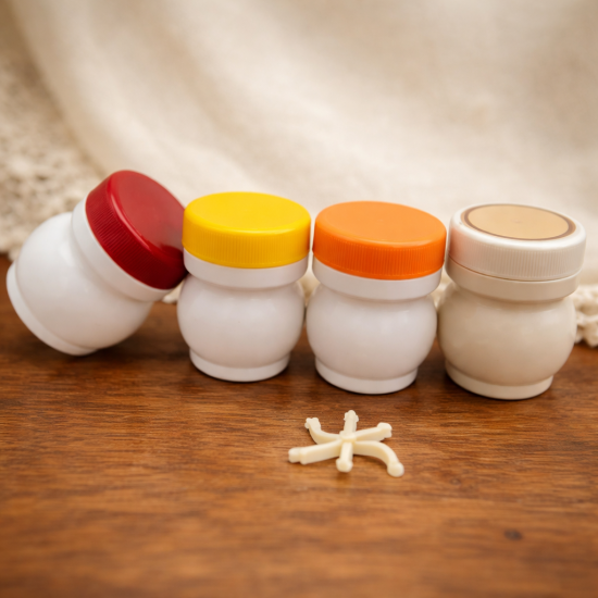 Swastik Tilak Stamp - For Apply A Tilak A Mark On The  During Religious Or Festive Occasions - Set Of 5