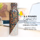 Novelika Pure Copper Designer Water Bottle with Leak Proof Protection, Ayurveda and Yoga Health Benefits (1000ml, 1Unit) With Lacqure Coating Novelika Pure Copper Designer Water Bottle with Leak Proof Protection, Ayurveda and Yoga Health Benefits (1000ml, 1Unit) With Lacqure Coating