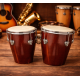 Indian Dark Brown Color Bongo Drum Musicals Instrument Drum Bongo | Best Musical Instrument Percussion