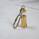 Brass Keychain Key Rings For Bag, Bike, Key Multi Purpose Keychain For Home And Gifting Item (Brass Ship Lamp Key Chain) Set of 1