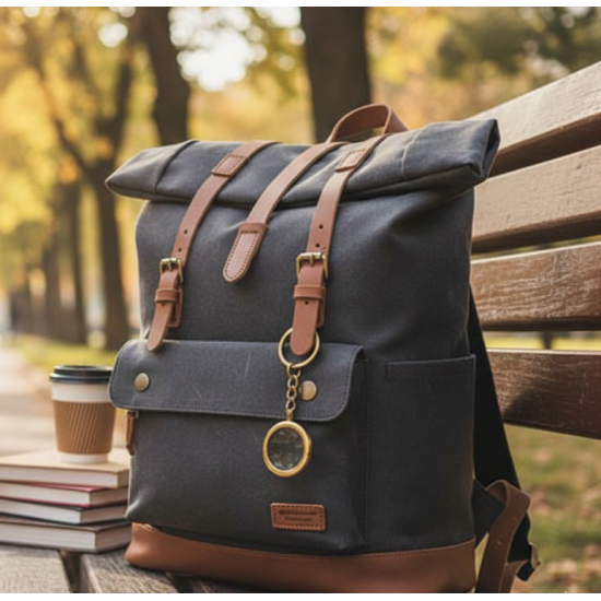  Novelika Mini Magnifying Glass Keychain – Metal Magnifier Key Ring with Antique Finish | Portable Reading Lens Keychain set of 1