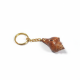 Novelika Handcrafted Natural Conch Shell Keychain with Gold-Tone Link Chain – Unique Beach-Inspired Accessory & Tropical Gift- Set of 1