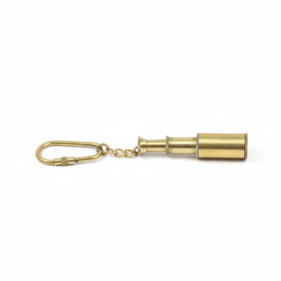 Novelika Vintage Brass Telescope Keychain a Popular Decorative and Functional Accessory. ( Pack of 1 )