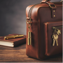 Novelika Vintage Brass Telescope Keychain a Popular Decorative and Functional Accessory. ( Pack of 1 )