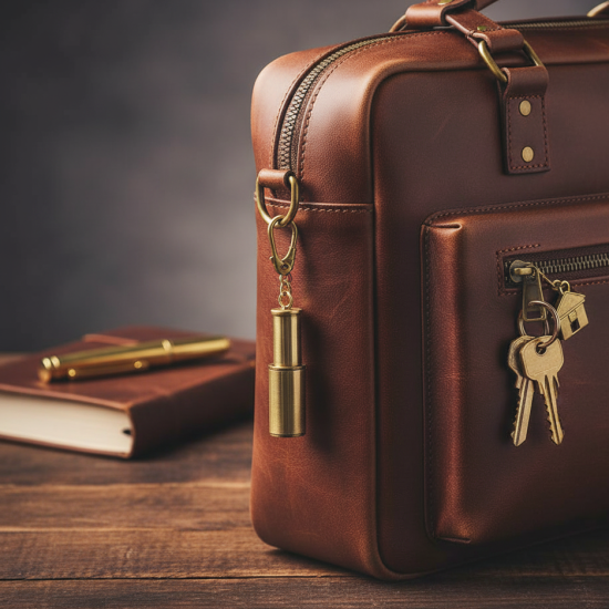 Novelika Vintage Brass Telescope Keychain a Popular Decorative and Functional Accessory. ( Pack of 1 )