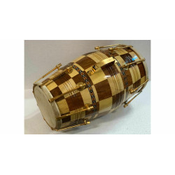 Novelika Professional Musical Dholak Made of seasoned wood Best Quality Dholak ( PR756DH006 )  Novelika Professional Musical Dholak Made of seasoned wood Best Quality Dholak ( PR756DH006 )