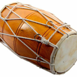 Novelika Professional Musical Mini Dholak Made of seasoned wood Best Quality Dholak No. 39 Mini (PR756DH009 ) Novelika Professional Musical Mini Dholak Made of seasoned wood Best Quality Dholak No. 39 Mini (PR756DH009 )