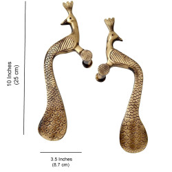 Novelika Brass Door Handle Pair Home Decor Home Improvement