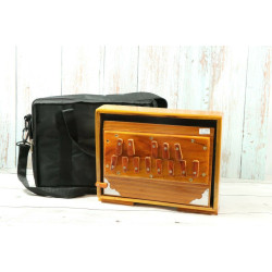 Original BINA Compact Shruti Box Surpeti in Teak wood Professional Shruti box Big Size Shrutibox  39 CM X 27 CM X 7 CM ( PR756SB001 )  Original BINA Compact Shruti Box Surpeti in Teak wood Professional Shruti box Big Size Shrutibox  39 CM X 27 CM X 7 CM ( PR756SB001 )