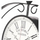 Railway Clock 8 "Dial Victoria Antique White London Double Side Clock