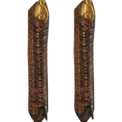 Sleeping Red Fish Designed Unique Brass Handle Antique Door Handle Unique Pull