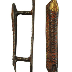 Sleeping Red Fish Designed Unique Brass Handle Antique Door Handle Unique Pull Sleeping Red Fish Designed Unique Brass Handle Antique Door Handle Unique Pull