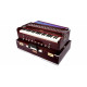 Novelika Professional Bina Portable Harmonium No 17 Deluxe with Coupler Best Quality ( PR756009 ) 