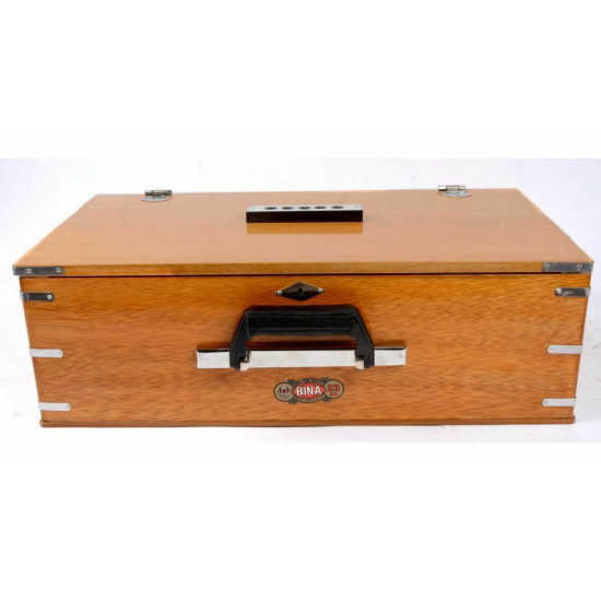 Novelika Harmonium BINA no. 23B Dx. 3 1/4 octaves portable Professional Harmonium ( PR756011 ) Novelika Harmonium BINA no. 23B Dx. 3 1/4 octaves portable Professional Harmonium ( PR756011 )