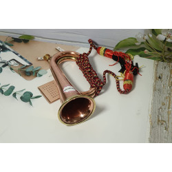 Professional Bugle Solid Brass And Copper Blowing Bugle Indian Army Military Signal Horn Cavalry Horn Musical Instrument Classic Style Boy Scout Retro Horn Professional Bugle Solid Brass And Copper Blowing Bugle Indian Army Military Signal Horn Cavalry Horn Musical Instrument Classic Style Boy Scout Retro Horn